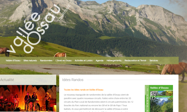 Site officiel de la Vallée d’Ossau